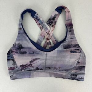 Lululemon Energy Sports Bra 4 Multicolor Strappy